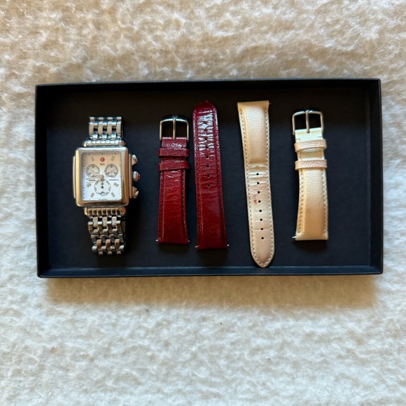 Michele Silver Deco Diamond watch - Picture 9 of 10